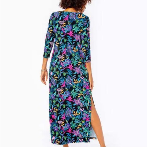 Lilly Pulitzer Seralina maxi in onyx paradise glow - Picture 3 of 8